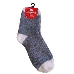 Comfy fuzzy socks One size Grey